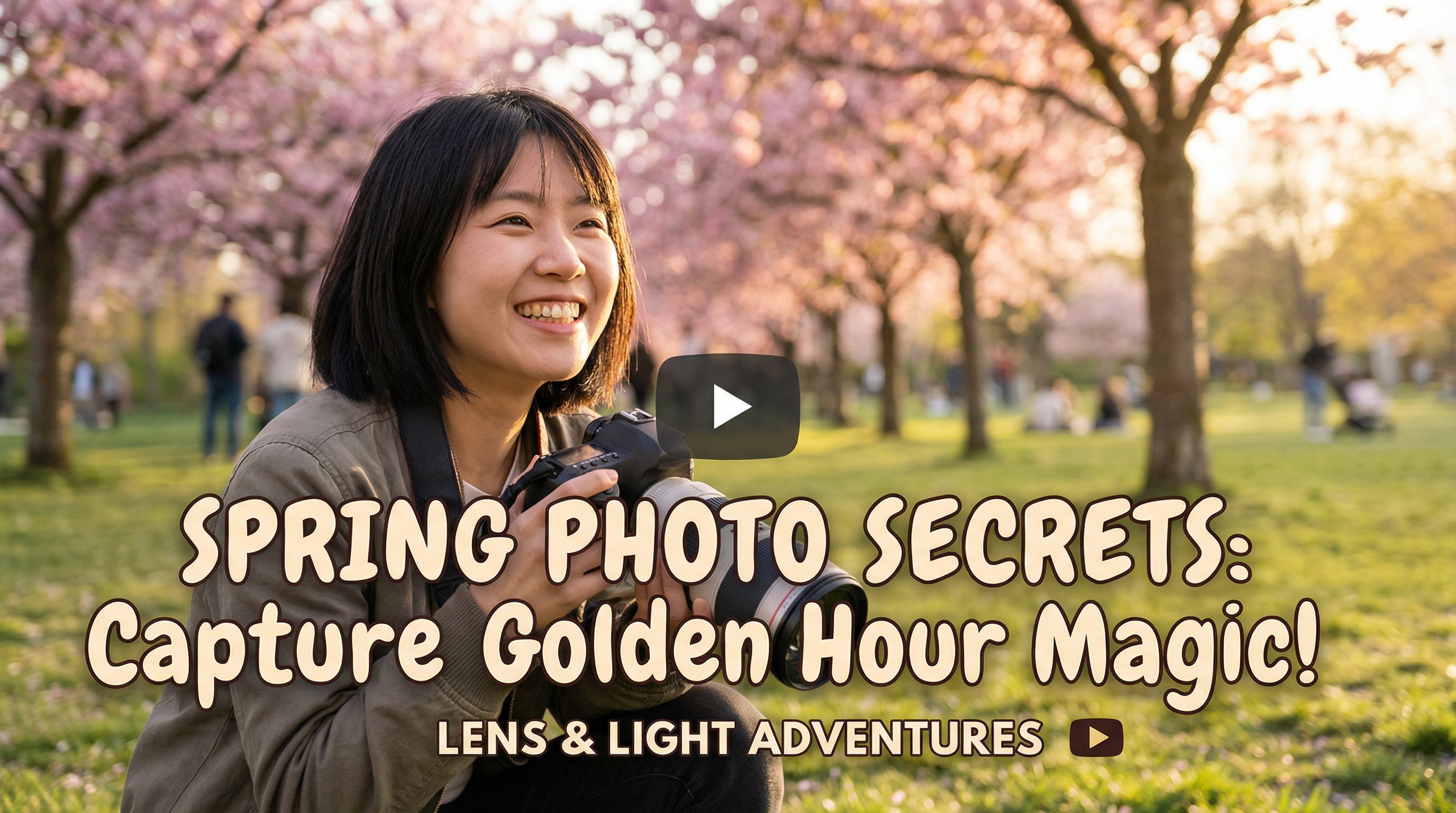 糖心Vlog摄影视频教程：春季踏青摄影技巧